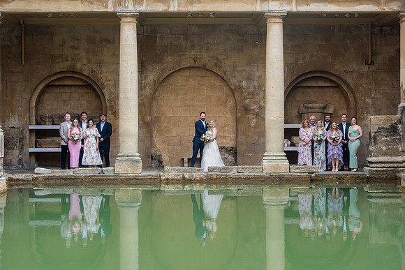 89.Bath wedding. The Roman Baths. J & J wedding day. Bath photographer. Beata Cosgrove Photography