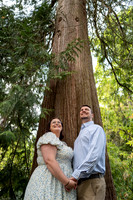 Wedding photography in Bath. Temple of Minerva. Botanical Gardens.