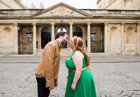 Engagement photography. The Royal Crescent. Bath