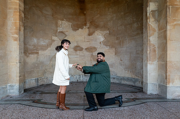 Surprise proposal. Bath photographer.