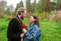 Surprise Proposal. E & K.Temple of Minerva & Botanical Gardens. Bath. Beata Cosgrove Photography