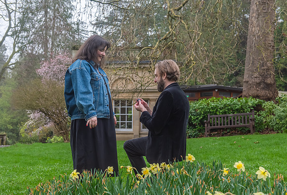 Surprise proposal. Bath. Beata Cosgrove Photography