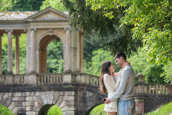 Palladian Bridge surprise proposal. Bath. Beata Cosgrove Photography