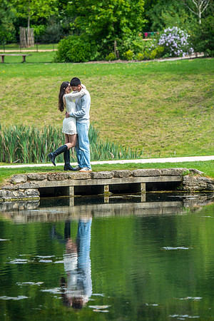 Palladian Bridge surprise proposal. Bath. Beata Cosgrove Photography