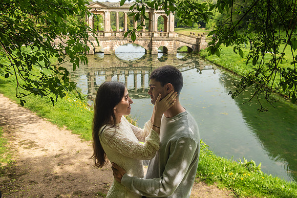 Palladian Bridge surprise proposal. Bath. Beata Cosgrove Photography