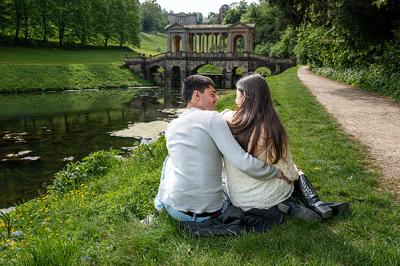 Palladian Bridge surprise proposal. Bath. Beata Cosgrove Photography