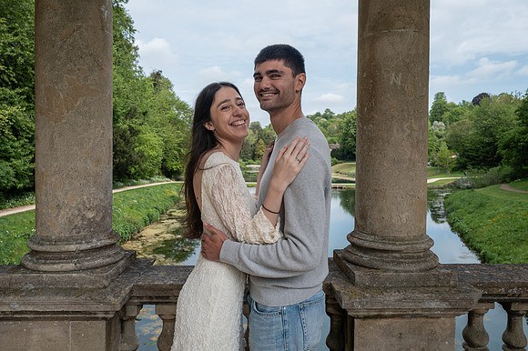 Palladian Bridge surprise proposal. Bath. Beata Cosgrove Photography