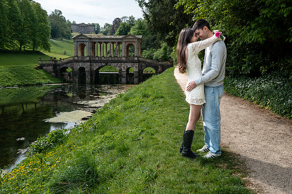 Palladian Bridge surprise proposal. Bath. Beata Cosgrove Photography