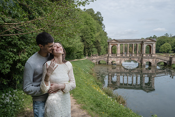Palladian Bridge surprise proposal. Bath. Beata Cosgrove Photography