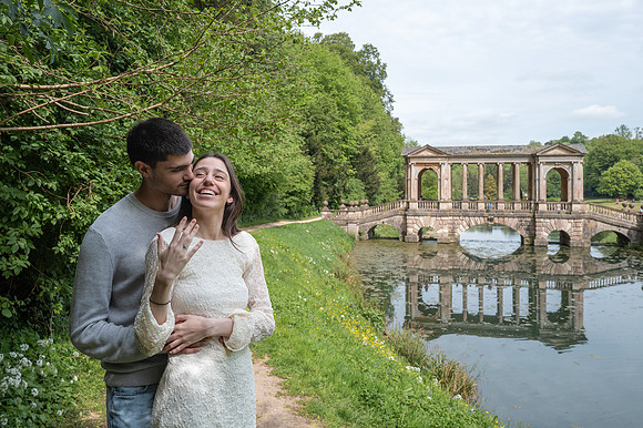 Palladian Bridge surprise proposal. Bath. Beata Cosgrove Photography