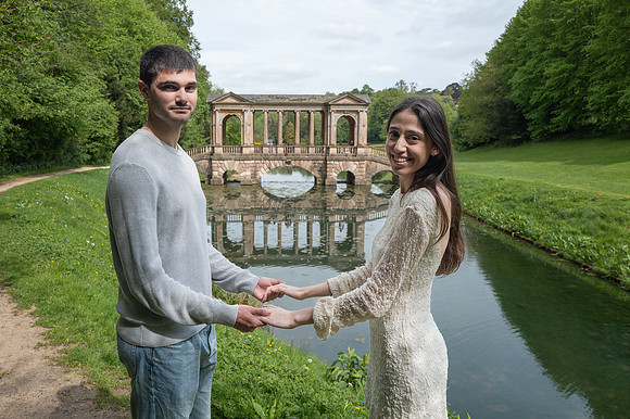 Palladian Bridge surprise proposal. Bath. Beata Cosgrove Photography