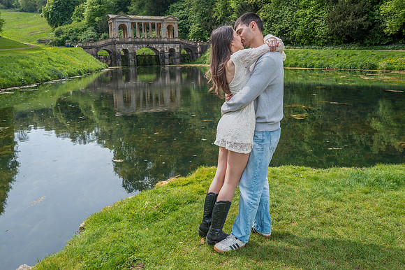 Palladian Bridge surprise proposal. Bath. Beata Cosgrove Photography