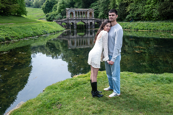 Palladian Bridge surprise proposal. Bath. Beata Cosgrove Photography