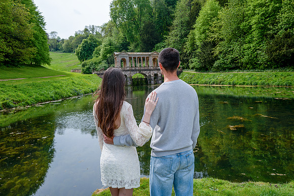 Palladian Bridge surprise proposal. Bath. Beata Cosgrove Photography
