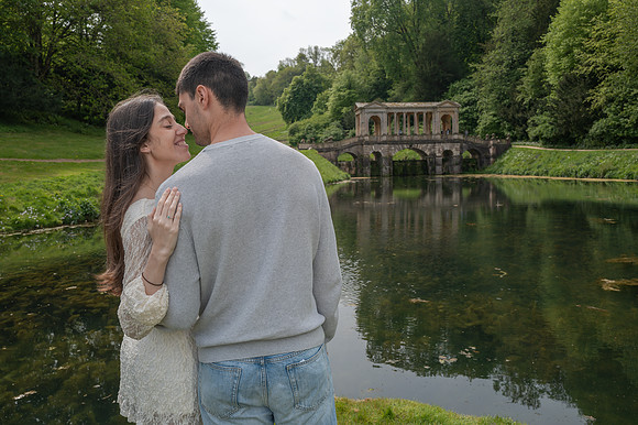 Palladian Bridge surprise proposal. Bath. Beata Cosgrove Photography