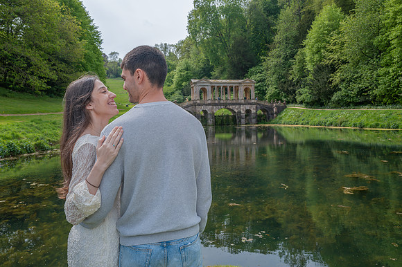 Palladian Bridge surprise proposal. Bath. Beata Cosgrove Photography