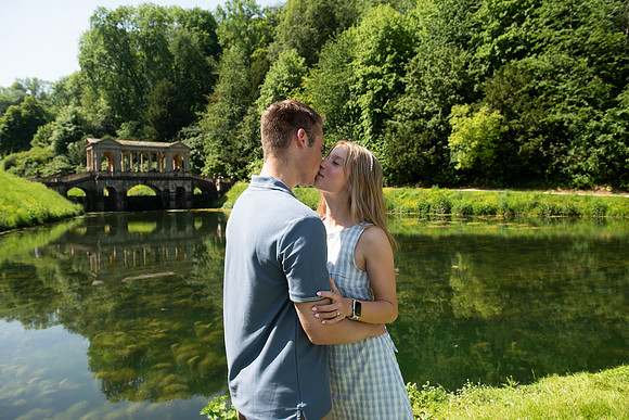 Palladian Bridge. Prior Park. Surprise Proposal C & E. Bath, Beata Cosgrove Photography