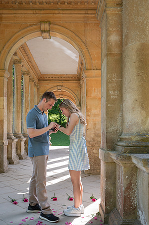 Palladian Bridge. Prior Park. Surprise Proposal C & E. Bath, Beata Cosgrove Photography