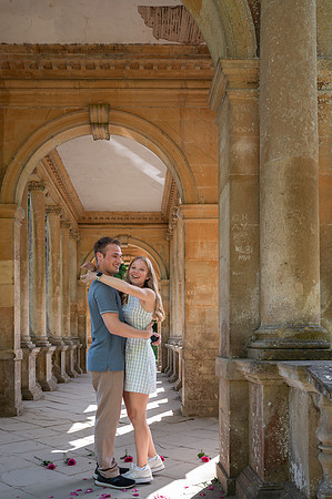 Palladian Bridge. Prior Park. Surprise Proposal C & E. Bath, Beata Cosgrove Photography