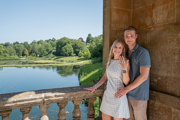 Palladian Bridge. Prior Park. Surprise Proposal C & E. Bath, Beata Cosgrove Photography