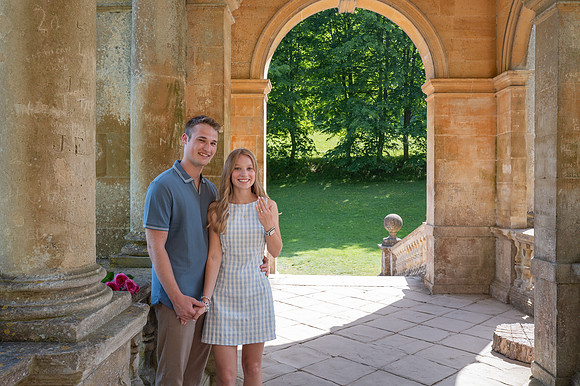Palladian Bridge. Prior Park. Surprise Proposal C & E. Bath, Beata Cosgrove Photography