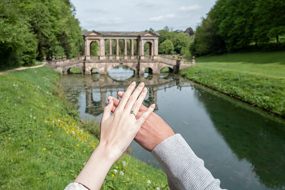 Palladian Bridge surprise proposal. Bath. Beata Cosgrove Photography