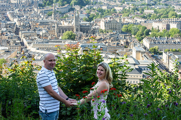 F & G Wedding Anniversary Photos.Alexandra Park View Point. Bath. Beata Cosgrove Photography