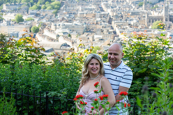 F & G Wedding Anniversary Photos.Alexandra Park View Point. Bath. Beata Cosgrove Photography