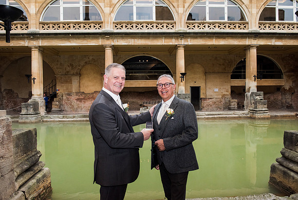 C&W wedding day. Bath Historic Venues. The Roman Baths.DSC_3506