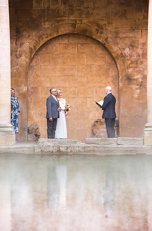 Sunrise wedding. Bath Historic Venues. The Roman Baths. Bath based wedding photographer