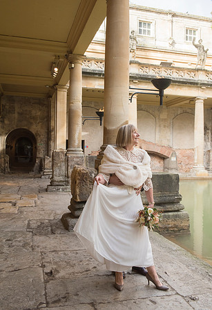 C&W wedding day. Bath Historic Venues. The Roman Baths.DSC_3764