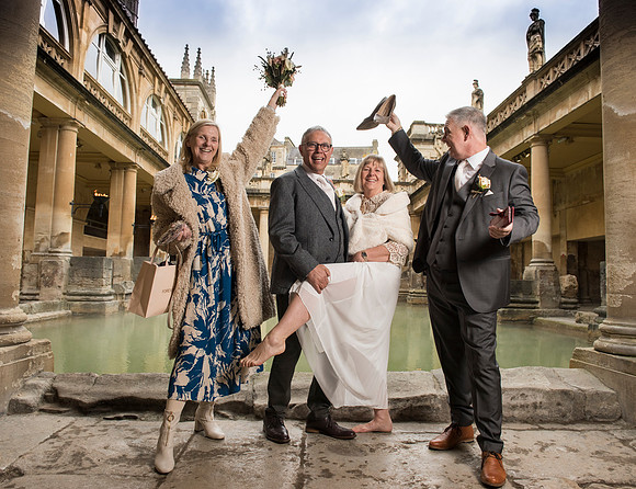 C&W wedding day. Bath Historic Venues. The Roman Baths.DSC_3928