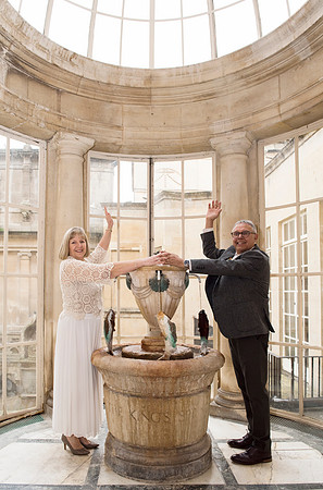 C&W wedding day. Bath Historic Venues. The Roman Baths.DSC_4001