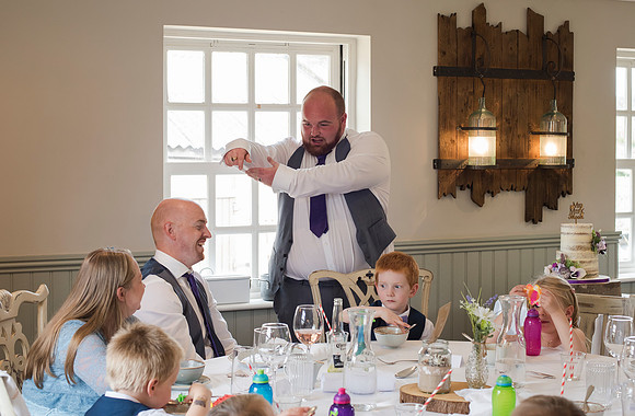 Groom and guests. Bath wedding photos