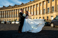 Bath wedding. N1 The Royal Crescent