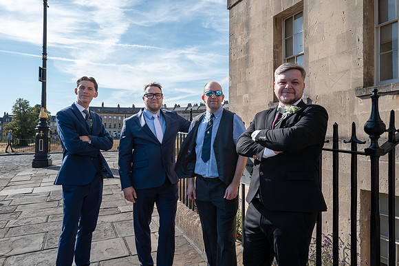 Bath wedding. N1 The Royal Crescent