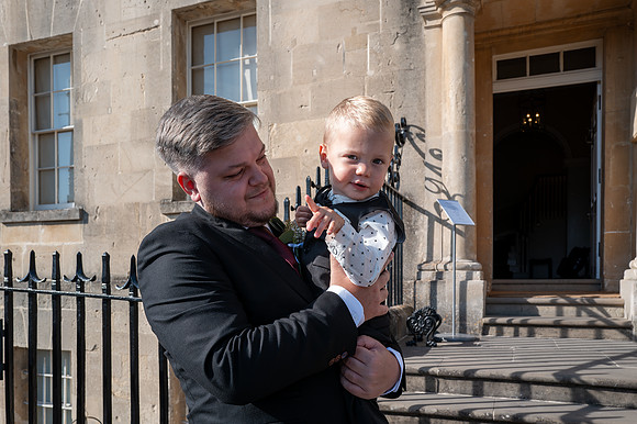 Bath wedding. N1 The Royal Crescent