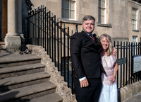 Bath wedding. N1 The Royal Crescent