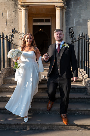 Bath wedding. N1 The Royal Crescent