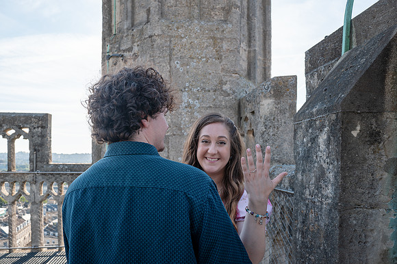 Bath Abbey Romantic Tower Tours. Bath engagement. Beata Cosgrove Photography