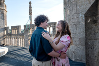 Bath Abbey Romantic Tower Tours. Bath engagement. Beata Cosgrove Photography