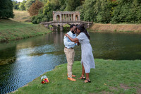Surprise Engagement at the Palladian Bridge. Bath. Bath based photographer. Beata Cosgrove Photography