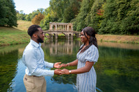 Surprise Engagement at the Palladian Bridge. Bath. Bath based photographer. Beata Cosgrove Photography