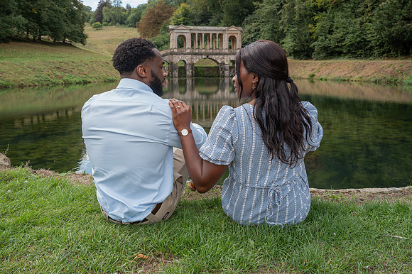 Surprise Engagement at the Palladian Bridge. Bath. Bath based photographer. Beata Cosgrove Photography