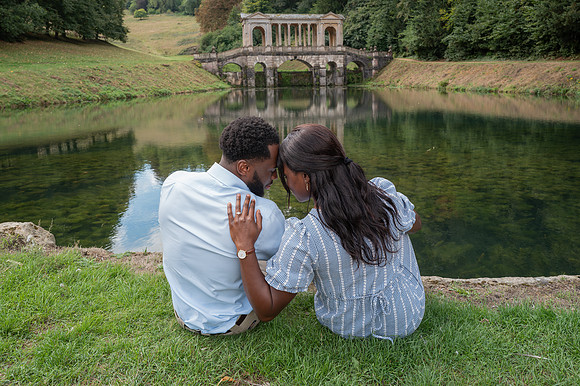 Surprise Engagement at the Palladian Bridge. Bath. Bath based photographer. Beata Cosgrove Photography