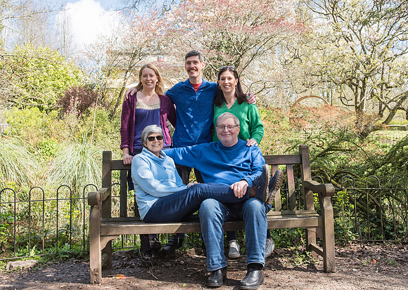 Birthday celebration. Spring. Botanical Gardens. Bath