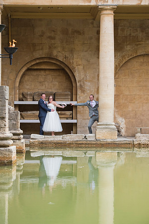 Bath wedding. Heritage venue. The Roman Baths. Bath eco photographer