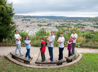 Family photo shoot. Alexandra Park view point. Bath Beata Cosgrove Photography