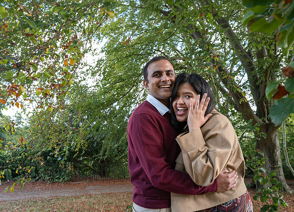 64. Amit & Ishita proposal at Alexandra Park view point. Bath. Beata Cosgrove Photography