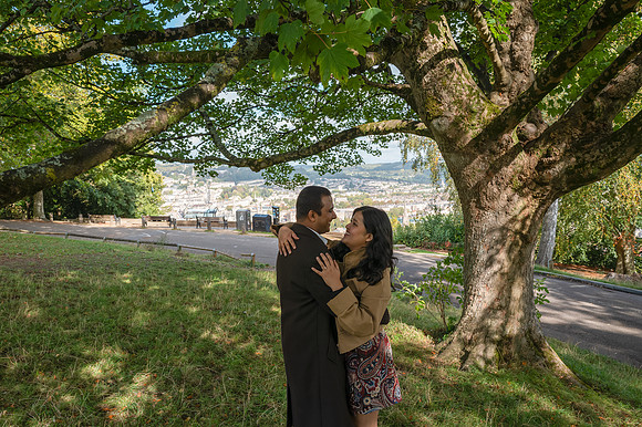 59. Amit & Ishita proposal at Alexandra Park view point. Bath. Beata Cosgrove Photography